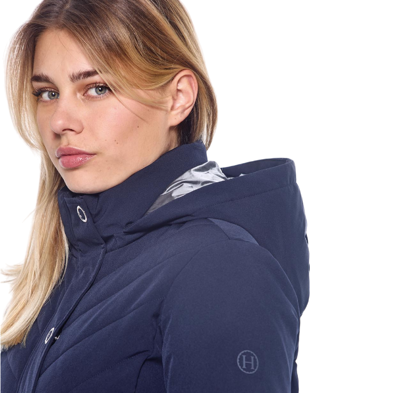Harcour - Parka femme Jolina marine | - Ohlala