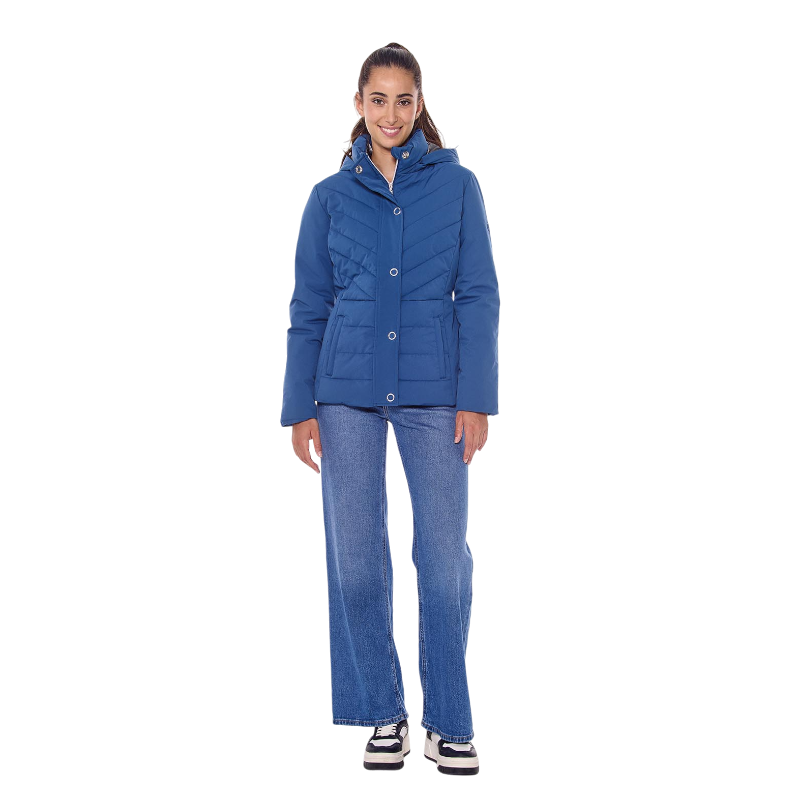 Harcour - Parka femme Jolina steel blue | - Ohlala