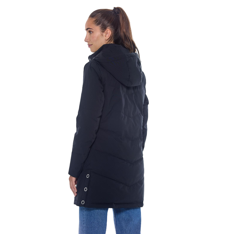 Harcour - Parka longue femme Pich noir | - Ohlala