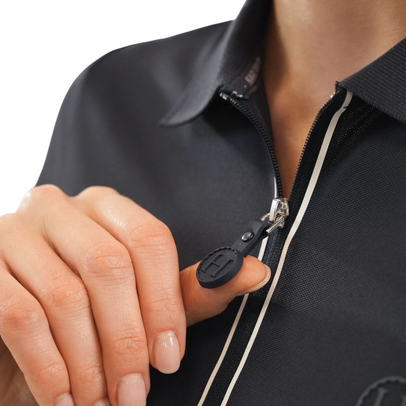 Harcour - Polo manches courtes femme Bridget marine | - Ohlala