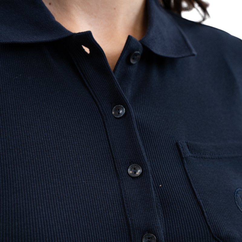 Harcour - Polo manches courtes femme Pamoly marine | - Ohlala