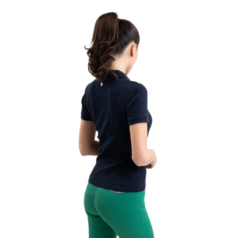 Harcour - Polo manches courtes femme Pamoly marine | - Ohlala