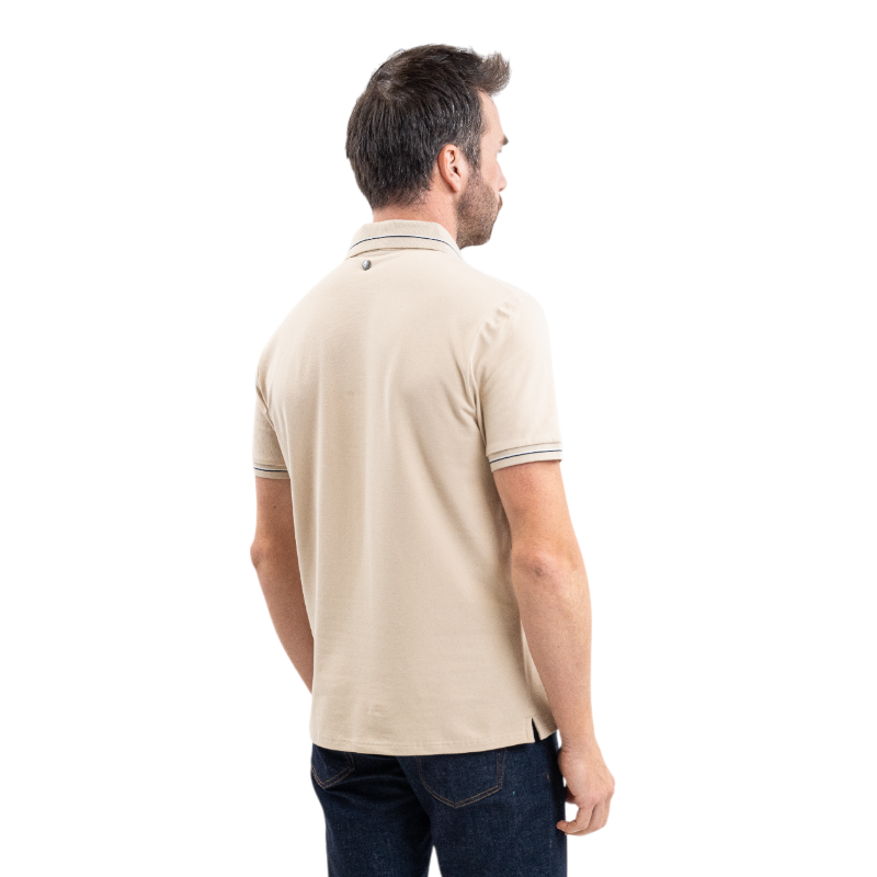Harcour - Polo manches courtes homme Oscar lin | - Ohlala
