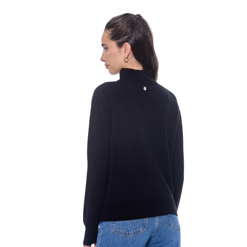 Harcour - Pull manches longues femme Pachana noir