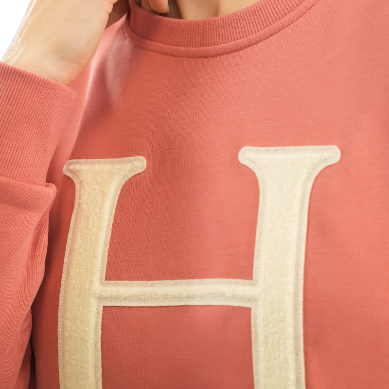 Harcour - Sweat manches longues femme Batista rose aurore | - Ohlala