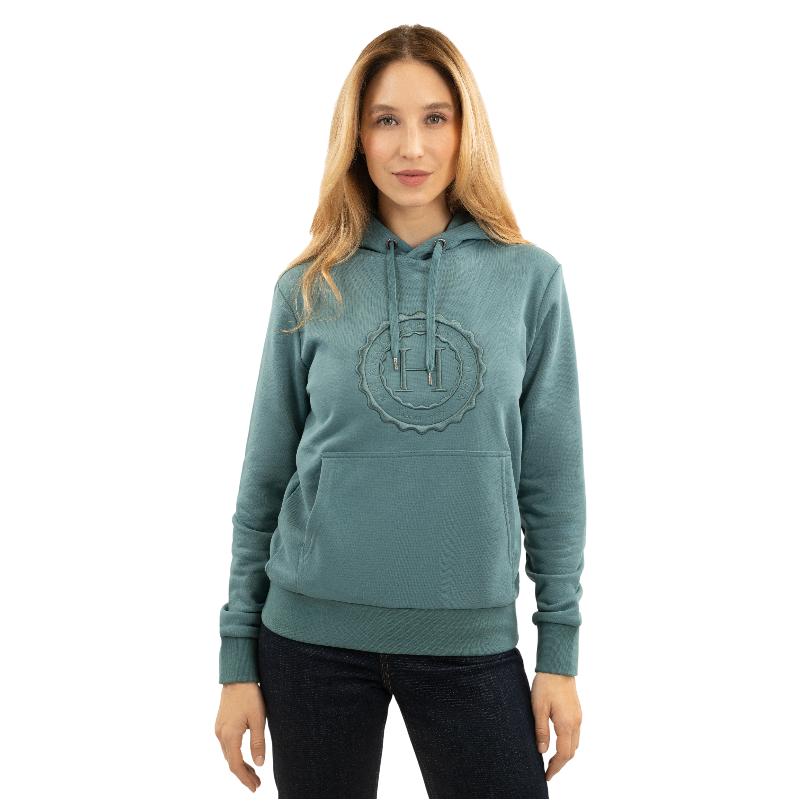Harcour - Sweat manches longues femme Sama paon | - Ohlala