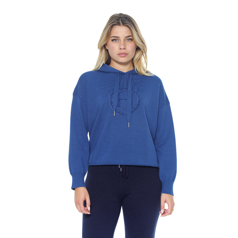 Harcour - Sweat manches longues femme Santa steel blue | - Ohlala