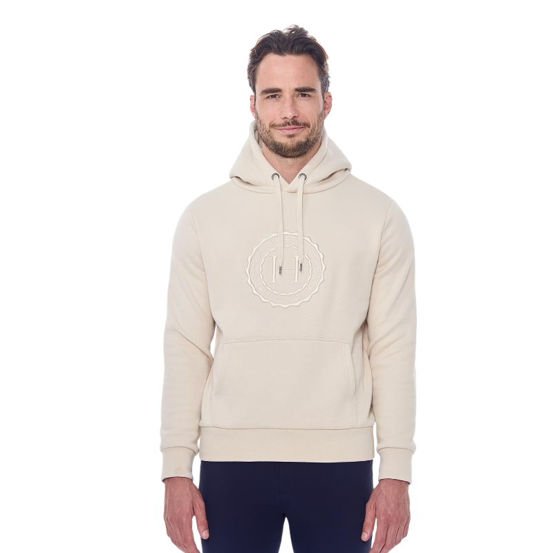 Harcour - Sweat manches longues unisexe Samy ivoire | - Ohlala