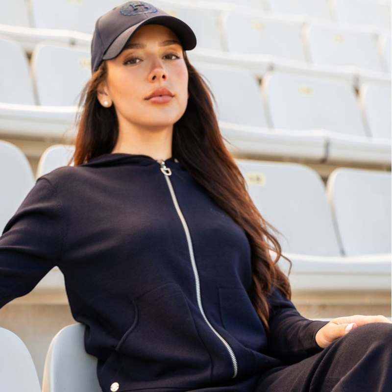 Harcour - Dames sweatshirt met lange mouwen Amelie marine