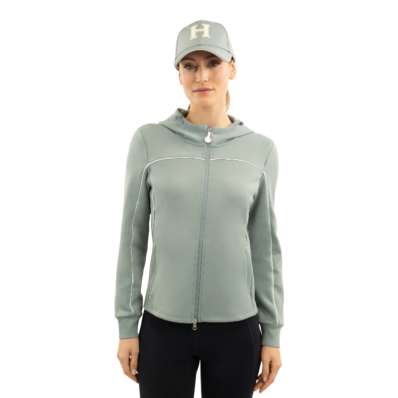 Harcour - Sweat zippé femme Bryssea colibri | - Ohlala