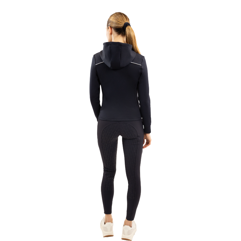Harcour - Sweat zippé femme Bryssea marine | - Ohlala