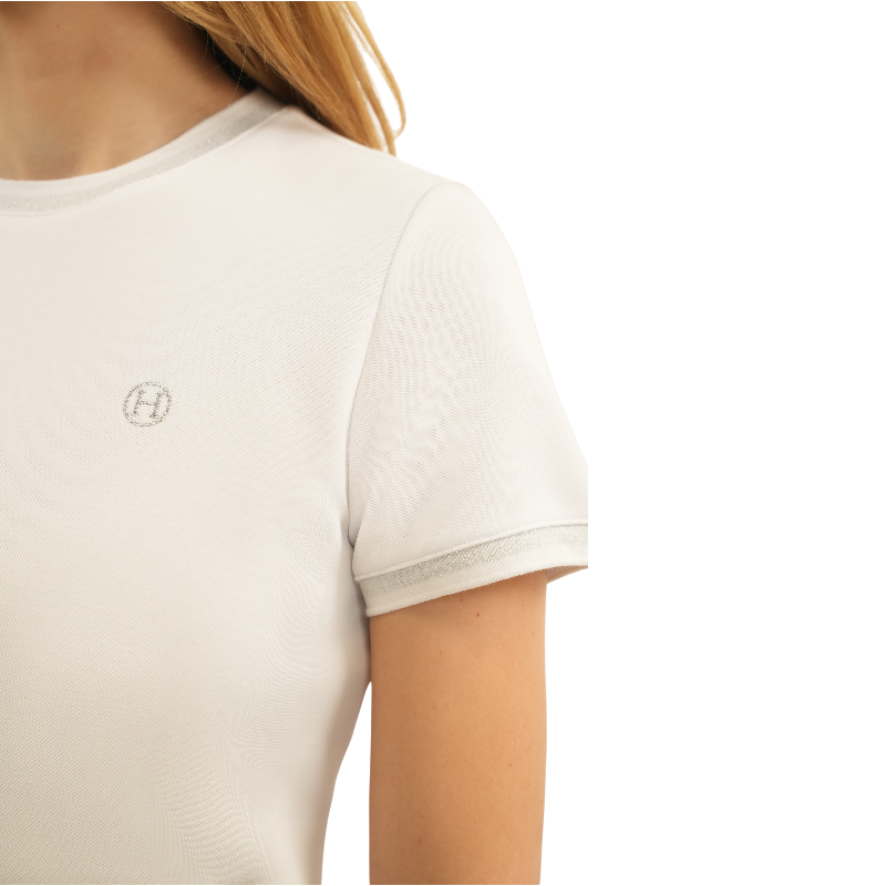 Harcour - T-shirt manches courtes femme Belsara blanc | - Ohlala