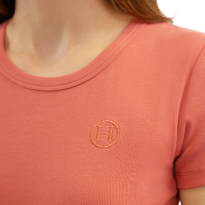 Harcour - T-shirt manches courtes femme Tarlala pamplemousse | - Ohlala