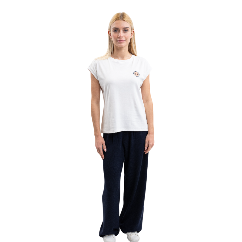 Harcour - T-shirt manches courtes femme Tchaka blanc | - Ohlala