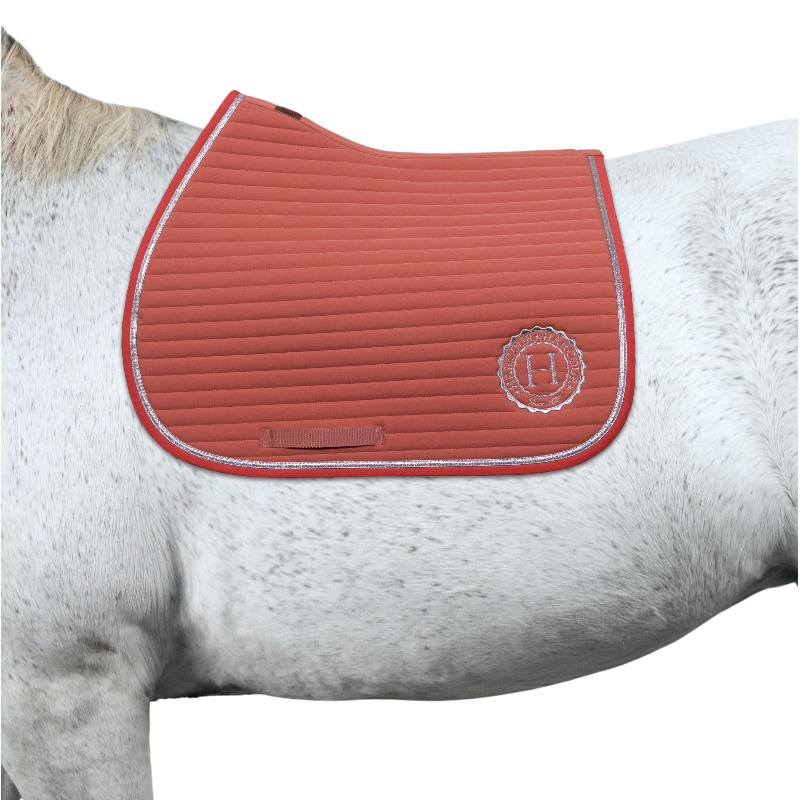 Harcour - Tapis de selle Karembar rose aurore | - Ohlala