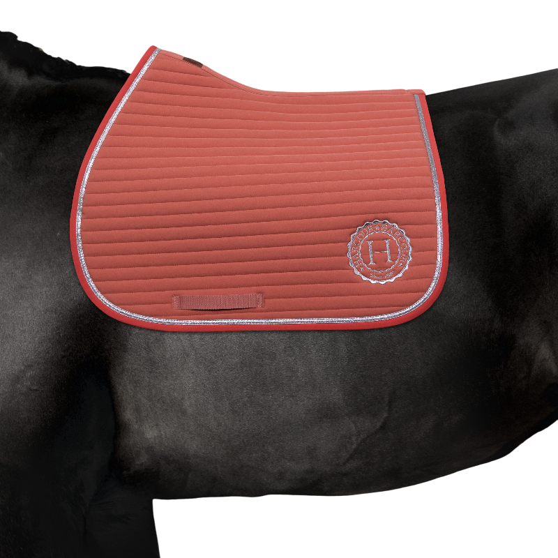 Harcour - Tapis de selle Karembar rose aurore | - Ohlala