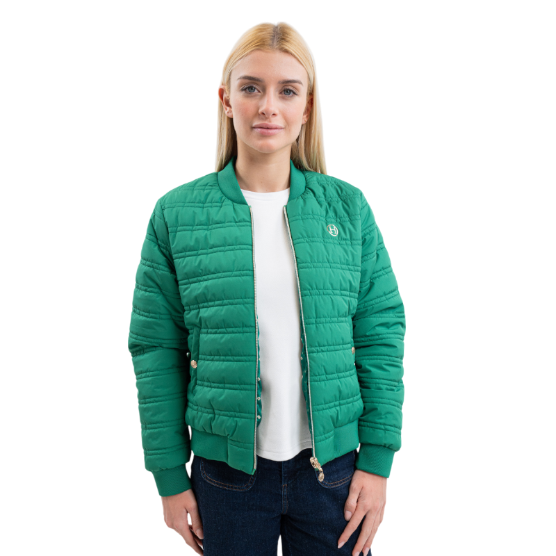 Harcour - Veste bombers femme Boecia emerald green | - Ohlala