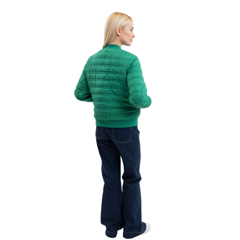 Harcour - Veste bombers femme Boecia emerald green | - Ohlala