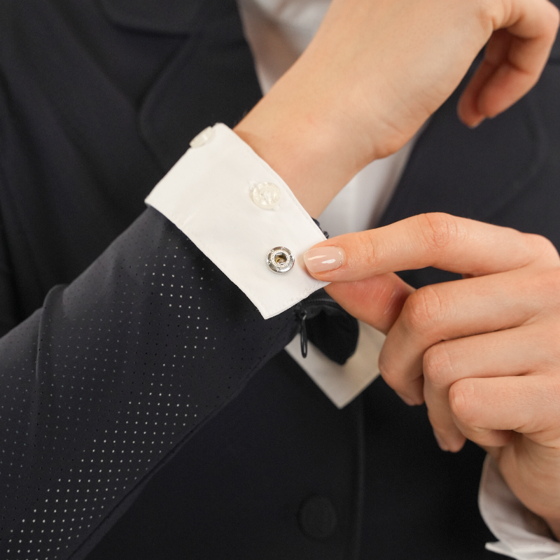 Harcour - Veste de concours femme Bess marine | - Ohlala