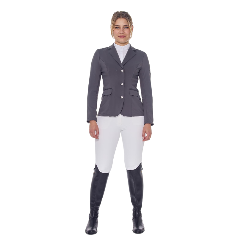Harcour - Veste de concours femme Jismy gris anthracite | - Ohlala