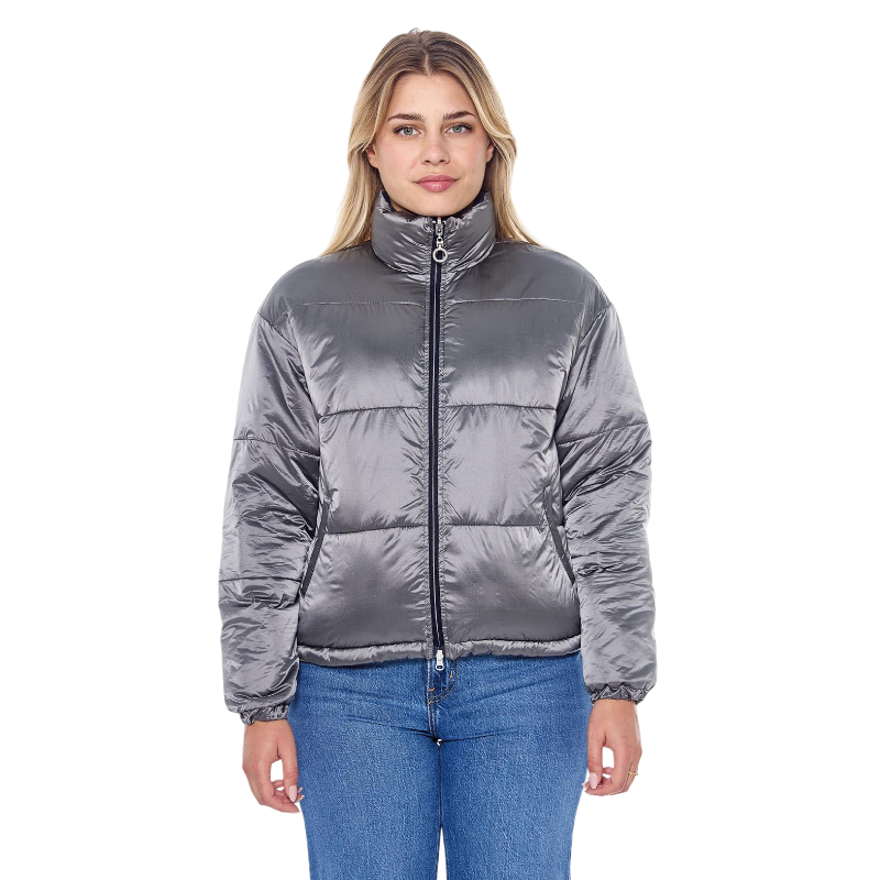 Harcour - Veste matelassée manches longues femme Janari marine | - Ohlala