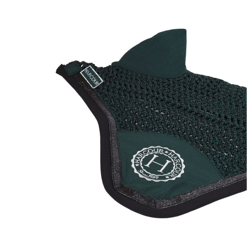 Harcour - Bonnet pour chevaux Freud vert jungle | - Ohlala