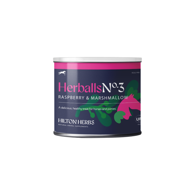 Hilton Herbs - Friandises pour chevaux naturelles Herballs N°3 framboisier/ guimauve | - Ohlala