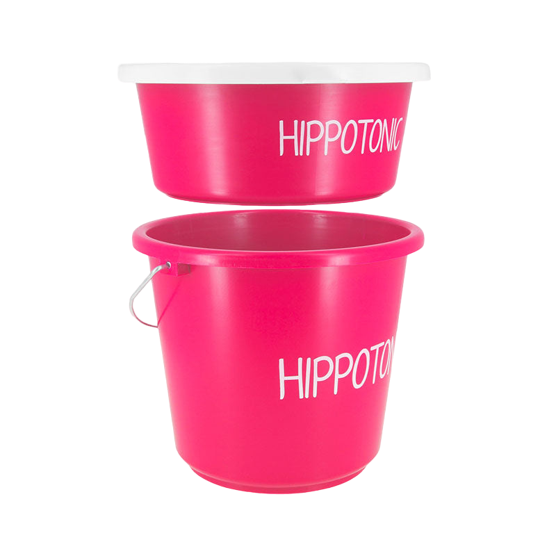 Hippotonic - Bol écurie rose 5L | - Ohlala