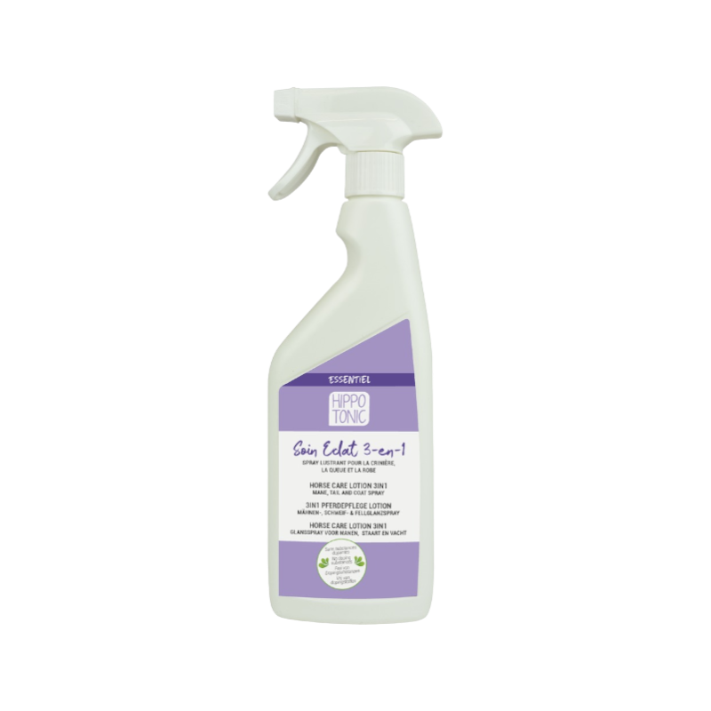 Hippotonic - Spray 3-en-1 nettoyant/ démêlant/ lustrant  Soin Eclat | - Ohlala