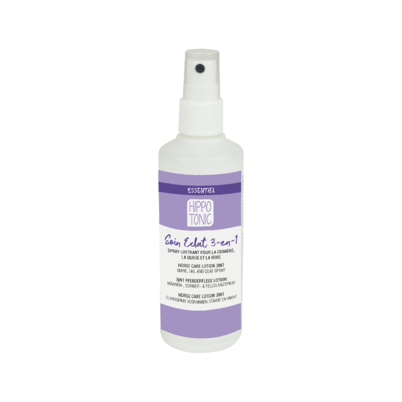 Hippotonic - Spray 3-en-1 nettoyant/ démêlant/ lustrant  Soin Eclat | - Ohlala
