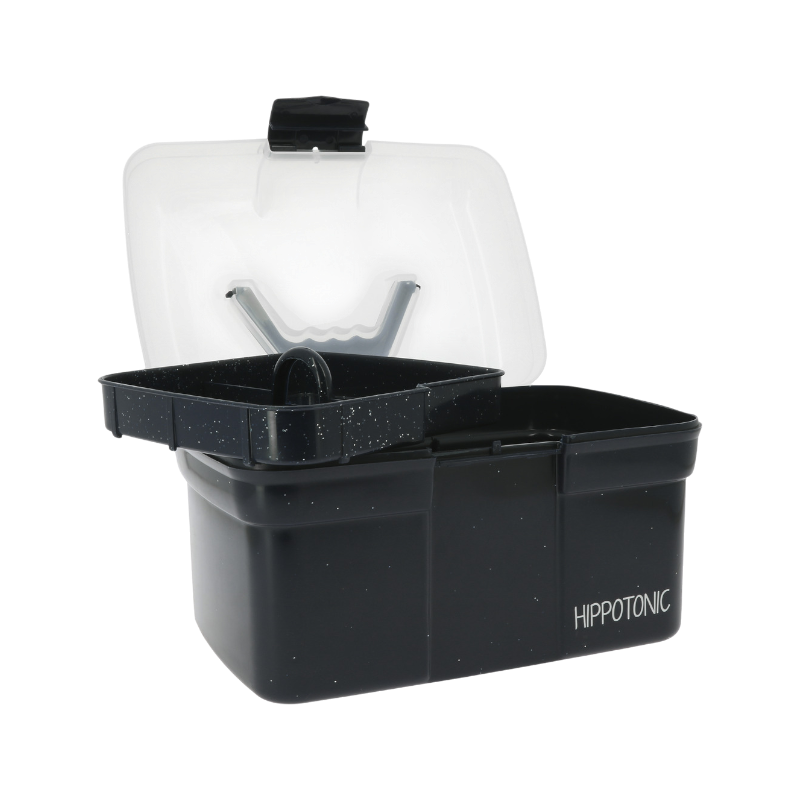 Hippotonic - Coffre de pansage pailleté bleu | - Ohlala