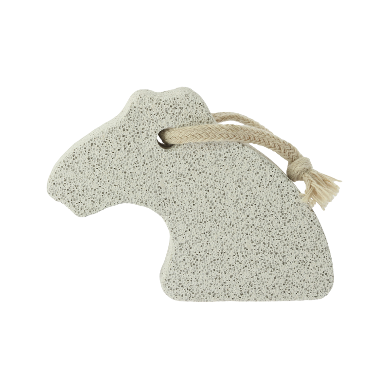 Hippotonic - Pierre ponce tête de cheval gris | - Ohlala