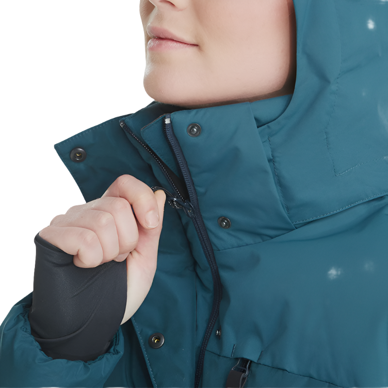 Horse Pilot - Doudoune manches longues femme Fahrenheit bleu | - Ohlala