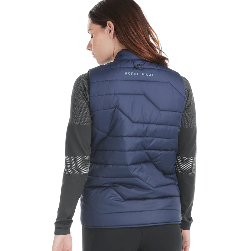 Horse Pilot - Doudoune sans manches femme E-Kelvin marine (sans batterie) | - Ohlala