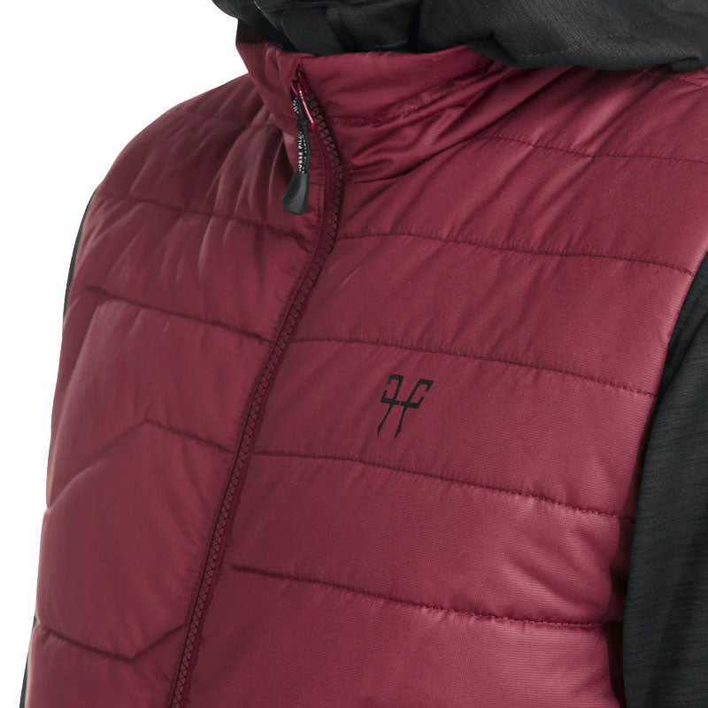 Horse Pilot - Doudoune sans manches homme E-Kelvin bordeaux (sans batterie) | - Ohlala