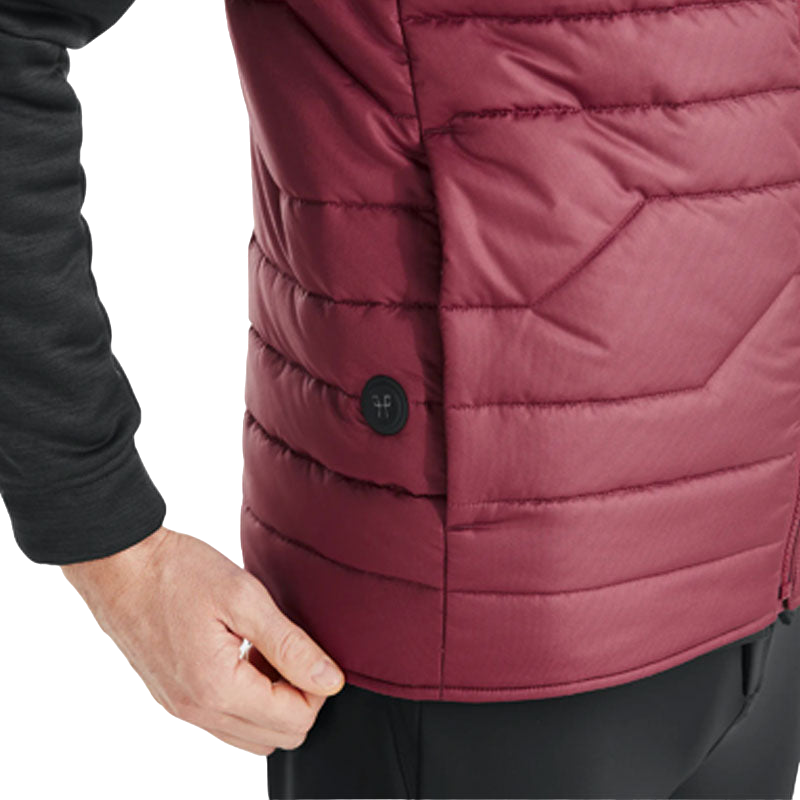 Horse Pilot - Doudoune sans manches homme E-Kelvin bordeaux (sans batterie) | - Ohlala