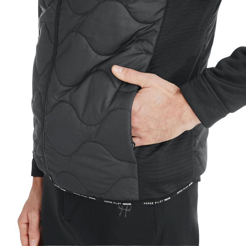 Horse Pilot - Doudoune sans manches homme Rider Vest noir | - Ohlala