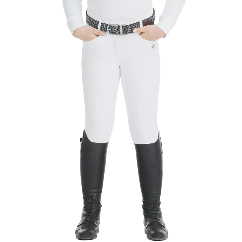 Horse Pilot - Girls' X-Design riding pants white