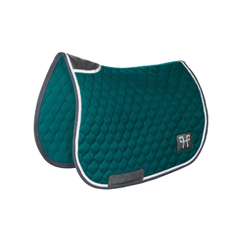 Horse Pilot - Tapis de selle mesh vert marrocain/ noir | - Ohlala