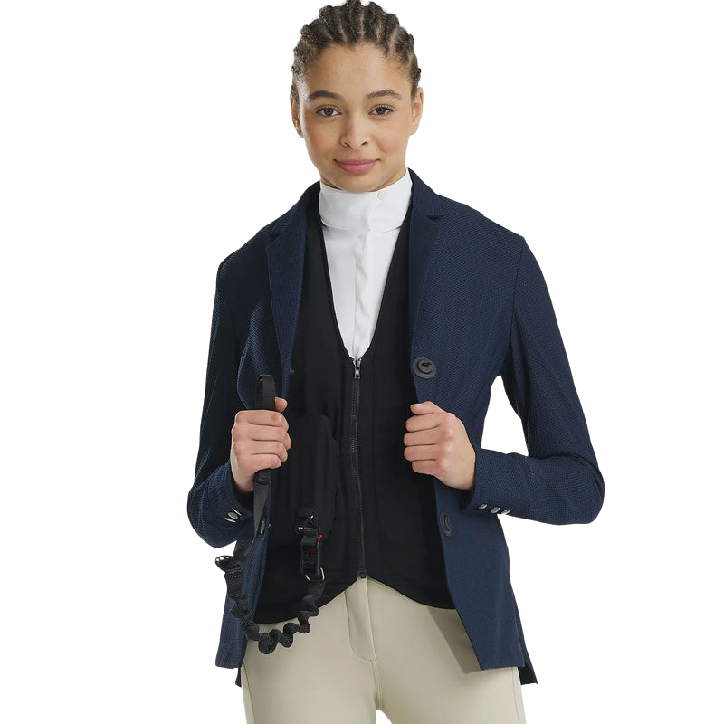 Horse Pilot - Veste de concours femme Aeromesh marine | - Ohlala
