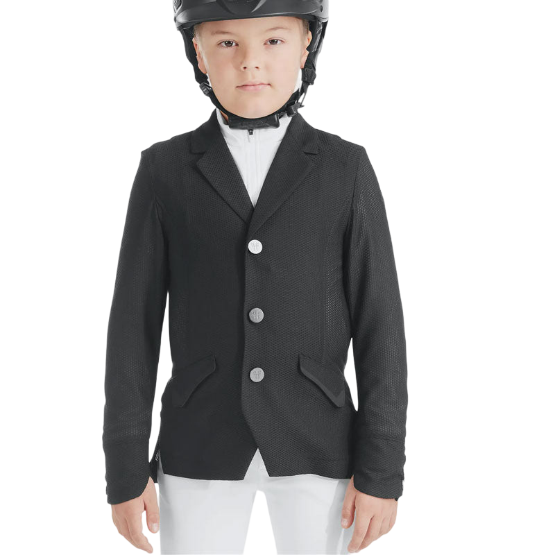 Horse Pilot - Veste de concours garçon Aeromesh noir | - Ohlala