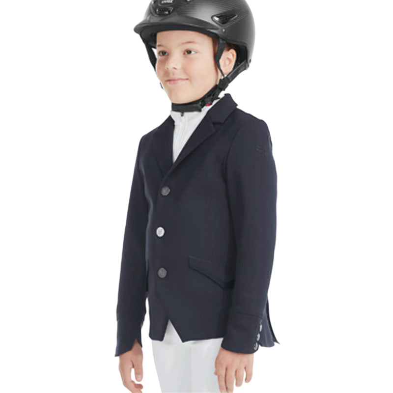 Horse Pilot - Veste de concours garçon Aerotech bleu nuit | - Ohlala