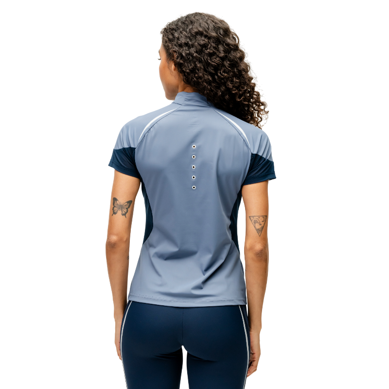Horseware - Baselayer korte mouwen dames Stamina Hw blauw