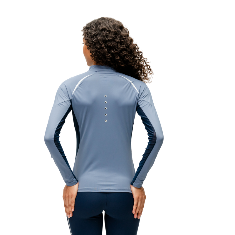 Horseware - Baselayer lange mouwen dames Stamina Hw blauw