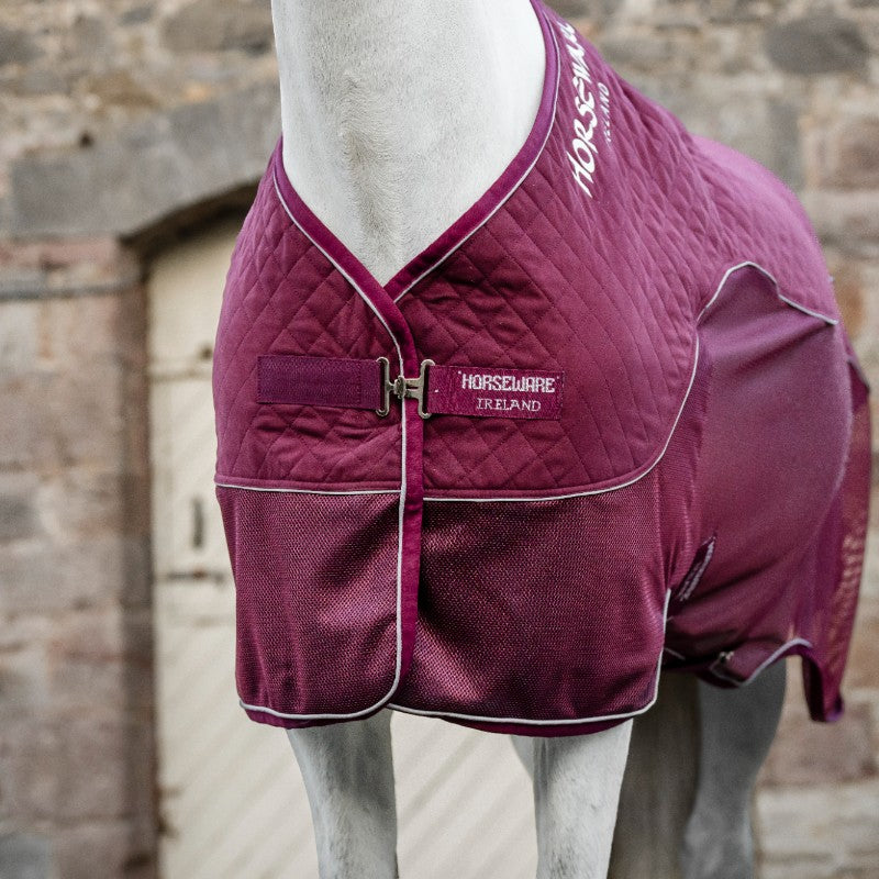Horseware - Signature Travel Cooler transport shirt burgundy