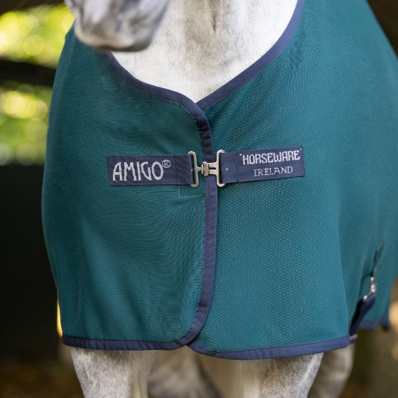 Horseware - Trocknendes Hemd Amigo Jersey Dynastie grün/ marine/ silber