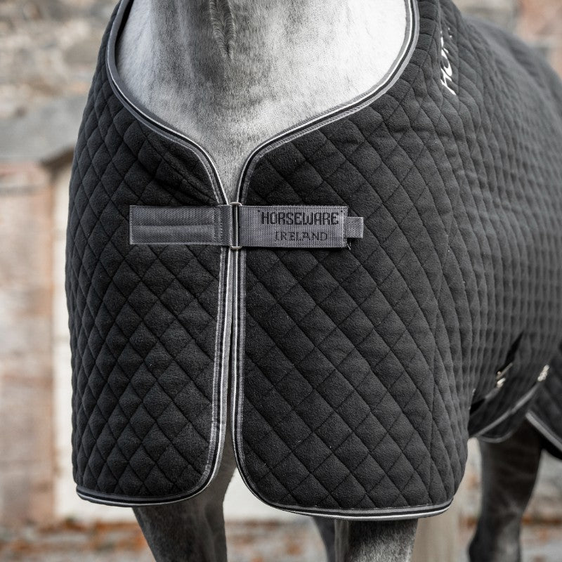 Horseware - Black Thermal Cooler drying shirt / thunderstorm grey / silver