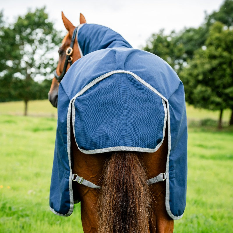 Horseware - Couverture d'extérieur Amigo Ripstop 900 Original marine/ titanium grey 0g | - Ohlala