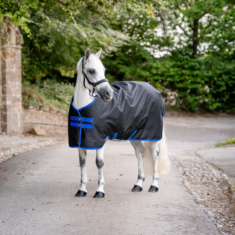 Horseware - Couverture d'extérieur Amigo Ripstop 900 Original noir/ classic blue 50g | - Ohlala