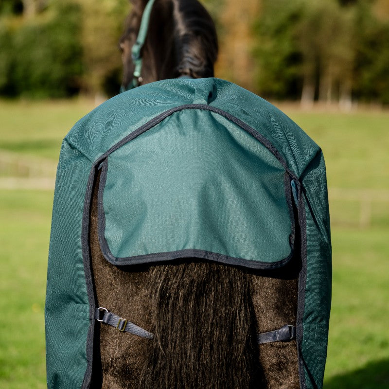 Horseware - Buitenbedekking Amigo Ripstop Fleece Gevoerde Turnout dynastiegroen/ marine/ zilver 50g